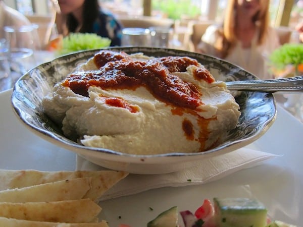 IMG_3014 Boiled peanut hummus with harissa