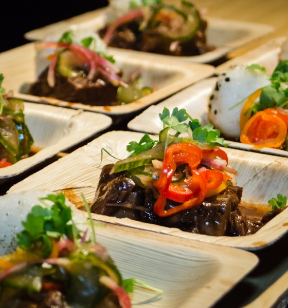 Crescent Court's Juan Rosado's tamarind short ribs with crispy sticky rice and pickled veggies hit all the right buttons. Need to try his restaurant to see if it's all this good.