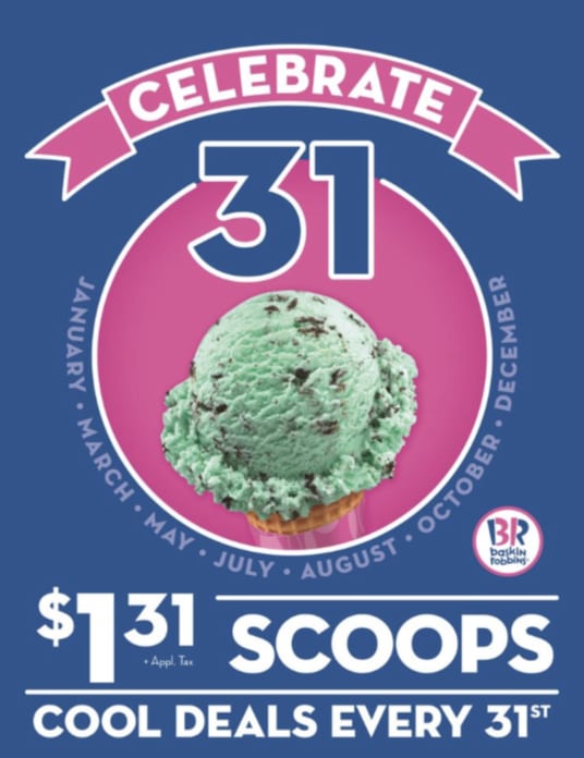 Get free ice cream at BaskinRobbins if you do this one thing