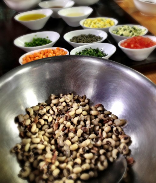 Dean Fearing's take on New Years' black eyed peas