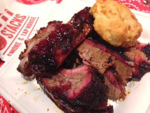 the food at 3 stacks bbq near dallas
