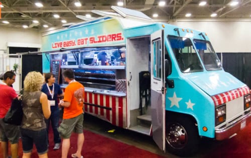 Food trucks are taking over. 