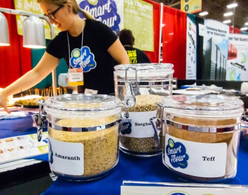 Smart Flour is a really good gluten-free baking substitute  made from sorghum, amaranth and teff. So good, even Nothin' Bundt Cakes uses the product in their vanilla bundt cakes.