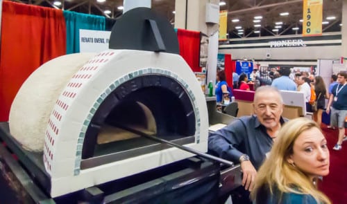 Of course, Dallas pizza oven maker Renato was there. You can buy one of Renato's wood-fired ovens for your home for as little as $2500.