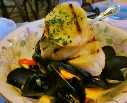 Mussels at Mercat Bistro