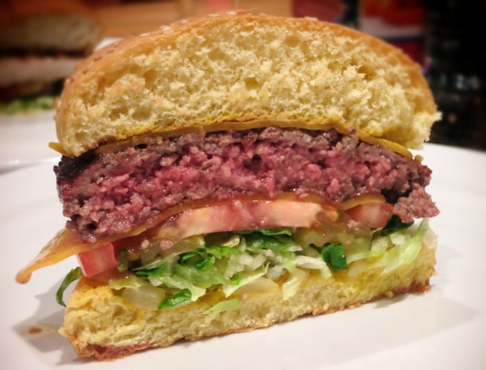 becks prime burger half