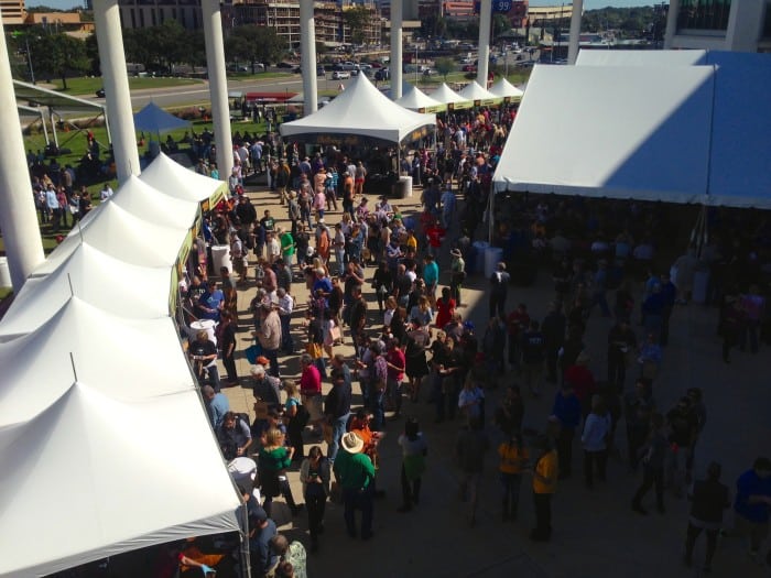The Long Center filled with BBQ fans