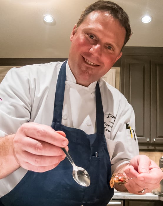 chef dan landsberg of dragonfly at hotel zaza