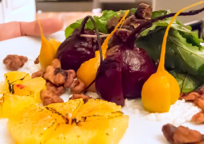 dragonfly's beet salad, on the fall menu