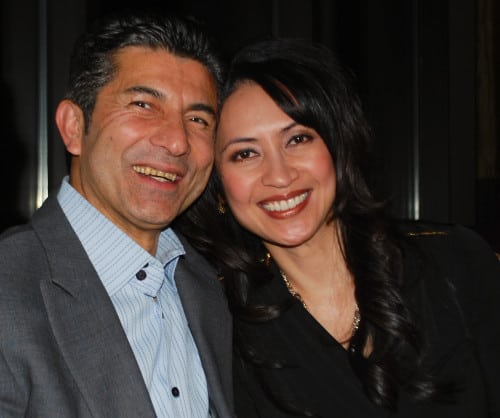 Saddiq Mir and Jeannie LeBlanc at SER steakhouse