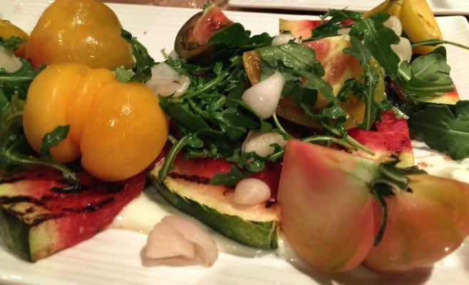 heirloom tomato salad NIck & Sam's steakhouse Sunda Supper