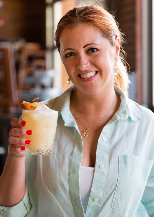 Bonnie Wilson whipped up Ida Claire's drinks