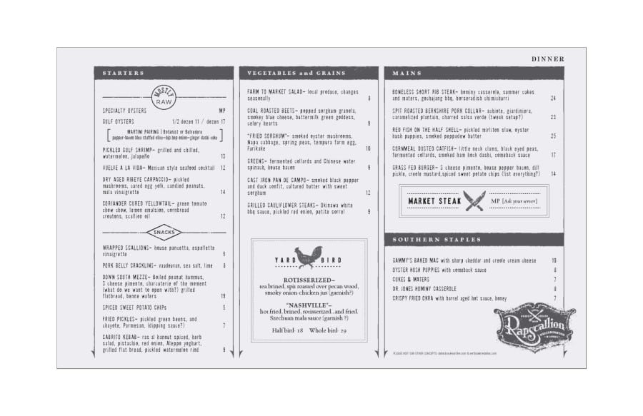 Rap_DINNER MENU