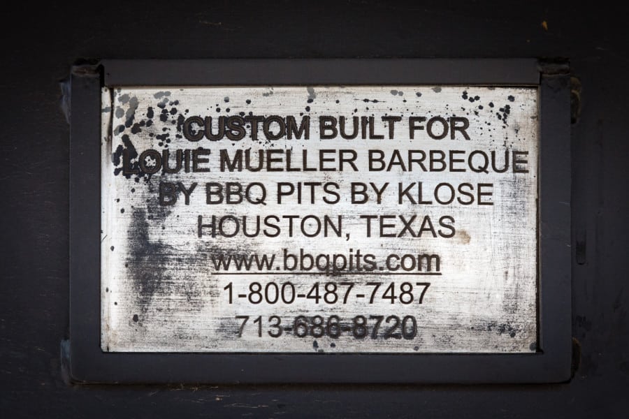 Louie Mueller bbq pits