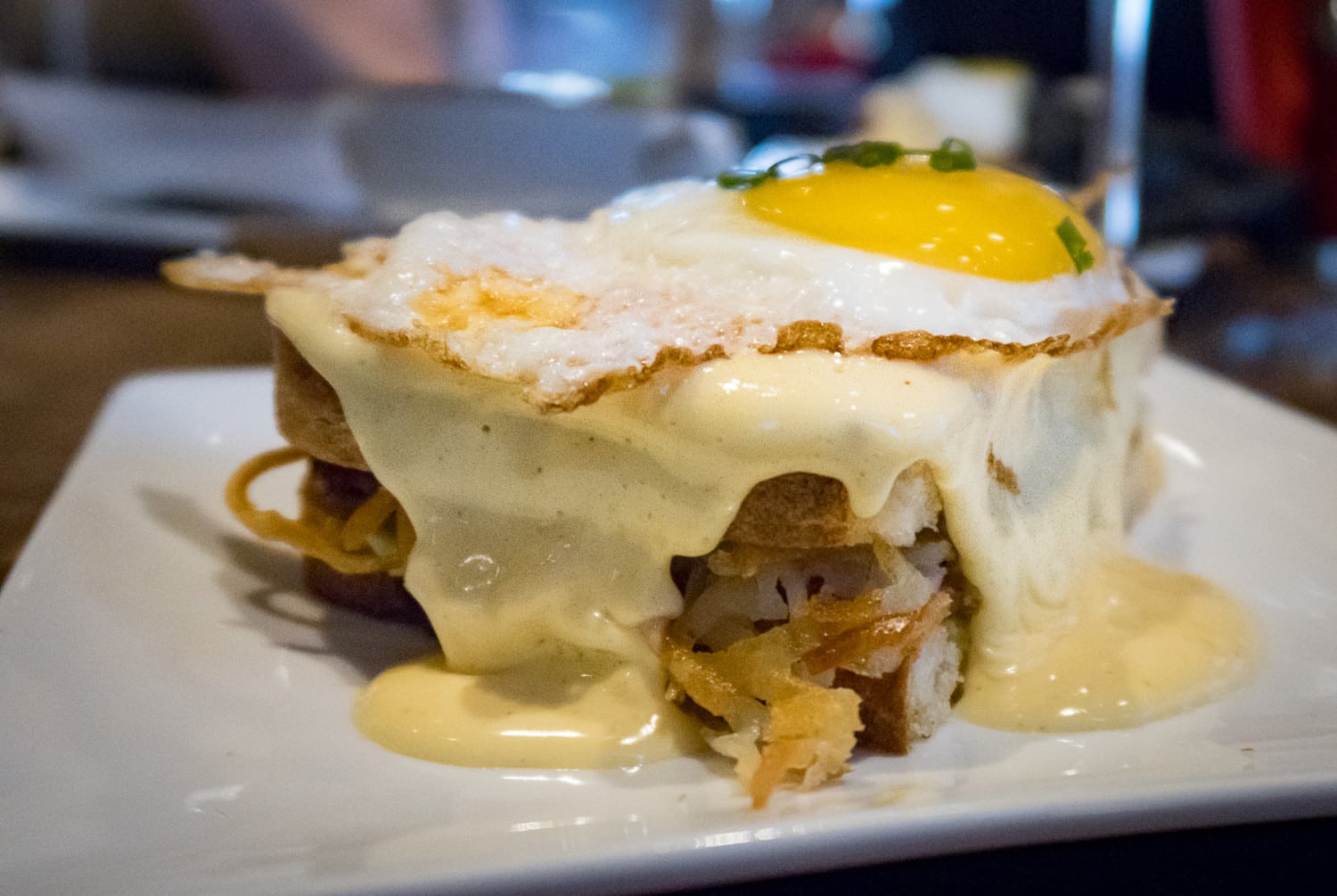 Happiest Hour launches weekend brunch today, starring crab cake ...