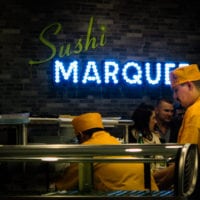 sushi marquee